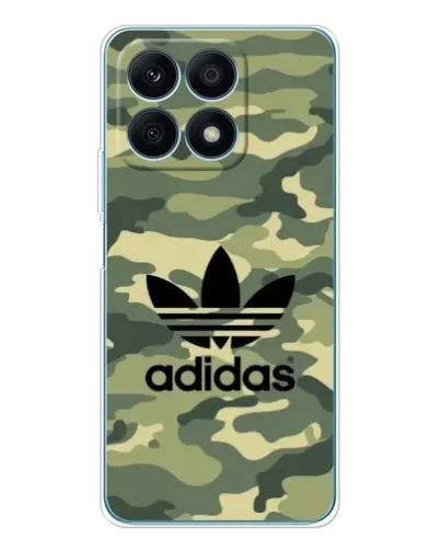 Чехол для Huawei Honor X8a с картинкой «Милитари стиль Adidas»