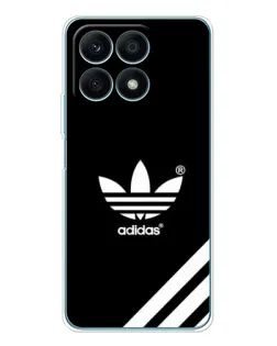 Чехол для Huawei Honor X8a с картинкой «Adidas с диагональными полосами»