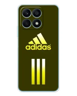 Чехол для Huawei Honor X8a с картинкой «Оливковый градиент Adidas»