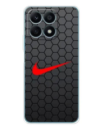 Чехол для Huawei Honor X8a с картинкой «Nike — карбоновая сетка»