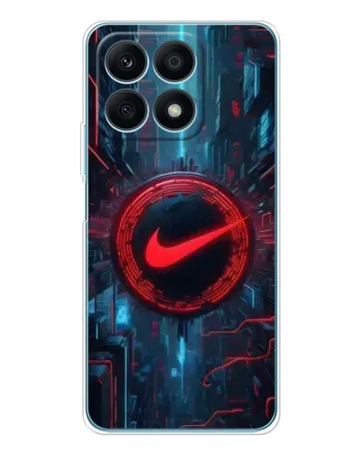 Чехол для Huawei Honor X8a с картинкой «Техногенный стиль Nike»