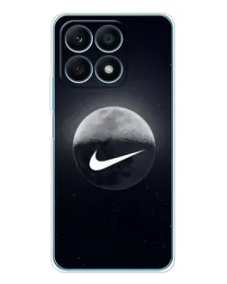 Чехол для Huawei Honor X8a с картинкой «Nike в стиле граффити»