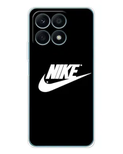 Чехол для Huawei Honor X8a с картинкой «Мазки краски Nike»