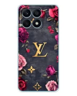 Чехол для Huawei Honor X8a с картинкой «Цветочный Louis Vuitton»