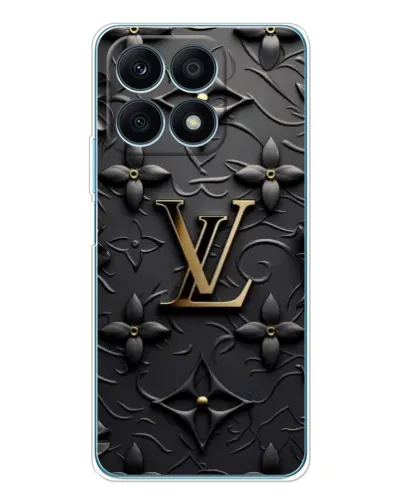 Чехол для Huawei Honor X8a с картинкой «Кожаная текстура LV»