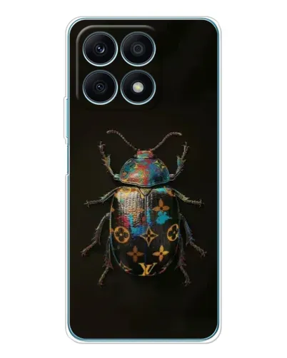 Чехол для Huawei Honor X8a с картинкой «LV — мраморный принт»