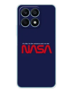Чехол для Huawei Honor X8a с картинкой «NASA — глубокий космос»