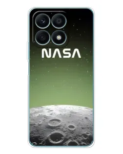 Чехол для Huawei Honor X8a с картинкой «NASA — лунный градиент»
