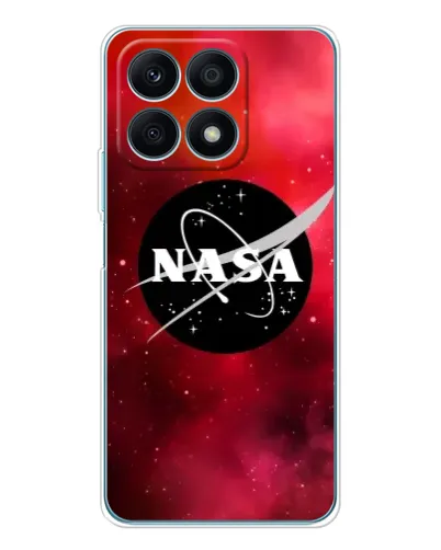 Чехол для Huawei Honor X8a с картинкой «NASA — красная туманность»