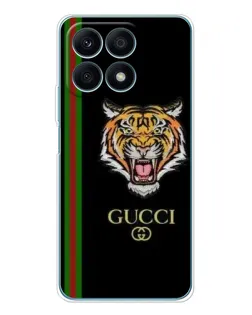 Чехол для Huawei Honor X8a с картинкой «Тигр Gucci»