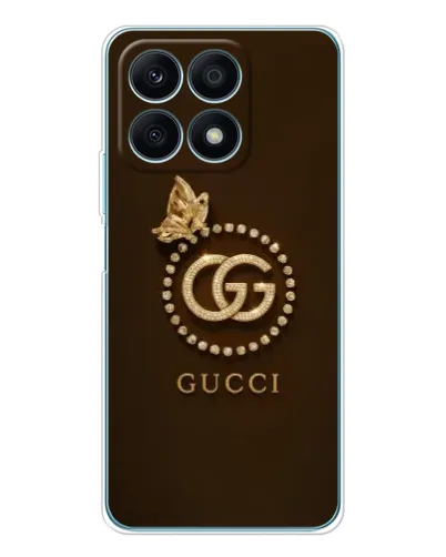 Чехол для Huawei Honor X8a с картинкой «Gucci — золотая бабочка» Чехол для Huawei Honor X8a с картинкой «Gucci — золотая бабочка»