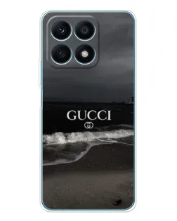 Чехол для Huawei Honor X8a с картинкой «Gucci — морской прибой»