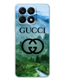 Чехол для Huawei Honor X8a с картинкой «Gucci — горный пейзаж»