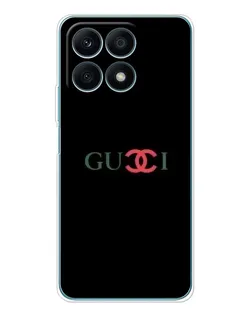 Чехол для Huawei Honor X8a с картинкой «Gucci — красный градиент»