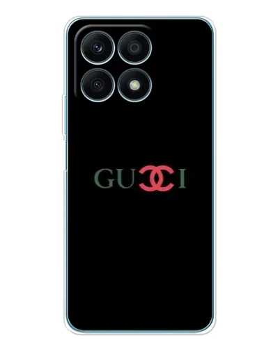 Чехол для Huawei Honor X8a с картинкой «Gucci — красный градиент» Чехол для Huawei Honor X8a с картинкой «Gucci — красный градиент»
