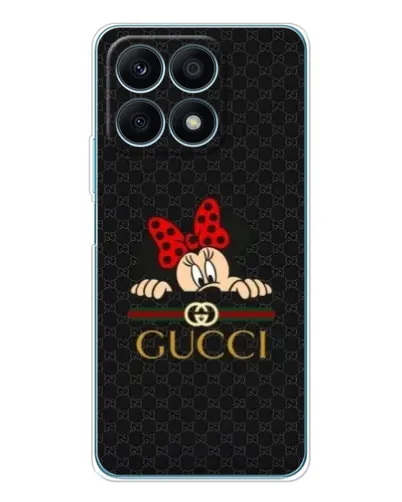 Чехол для Huawei Honor X8a с картинкой «Минни Маус Gucci — черный» Чехол для Huawei Honor X8a с картинкой «Минни Маус Gucci — черный»