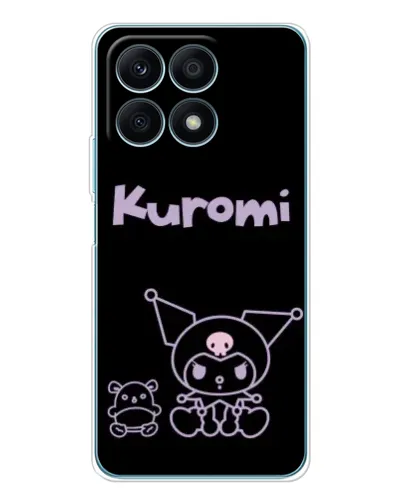 Чохол для Huawei Honor X8a з картинкою «Kuromi — чорний мінімалізм» Чохол для Huawei Honor X8a з картинкою «Kuromi — чорний мінімалізм»