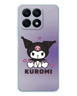 Чохол для Huawei Honor X8a з картинкою «Kuromi — фіолетовий арт»