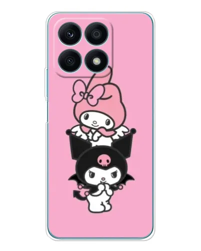 Чохол для Huawei Honor X8a з картинкою «My Melody та Kuromi» Чохол для Huawei Honor X8a з картинкою «My Melody та Kuromi»