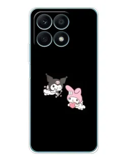 Чохол для Huawei Honor X8a з картинкою «My Melody та Kuromi»