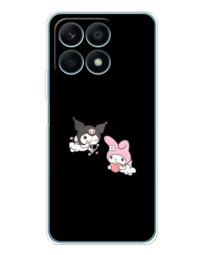 Чохол для Huawei Honor X8a з картинкою «My Melody та Kuromi» Чохол для Huawei Honor X8a з картинкою «My Melody та Kuromi»