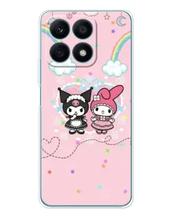 Чохол для Huawei Honor X8a з картинкою «My Melody та Kuromi»