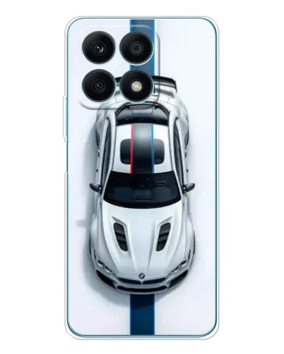 Чехол для Huawei Honor X8a с картинкой «Вид сверху — BMW M»