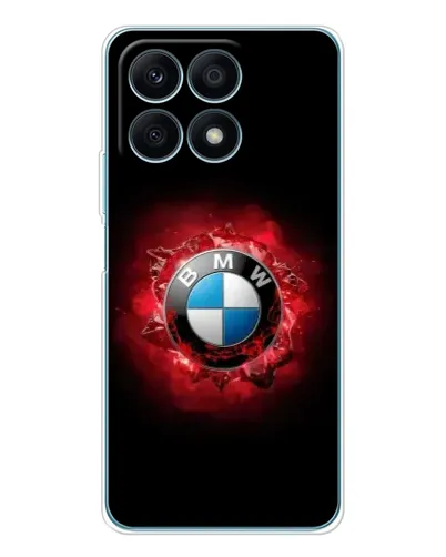 Чехол для Huawei Honor X8a с картинкой «Логотип BMW — вспышка»