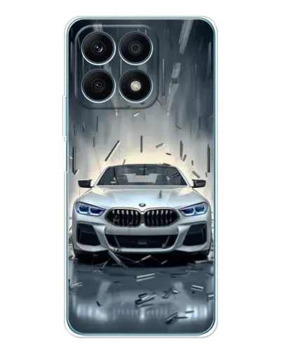 Чехол для Huawei Honor X8a с картинкой «BMW в свете фар»