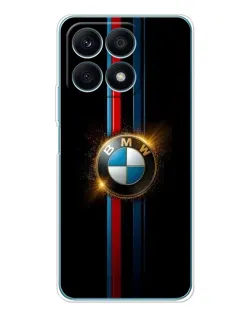 Чехол для Huawei Honor X8a с картинкой «BMW M-Power неон»