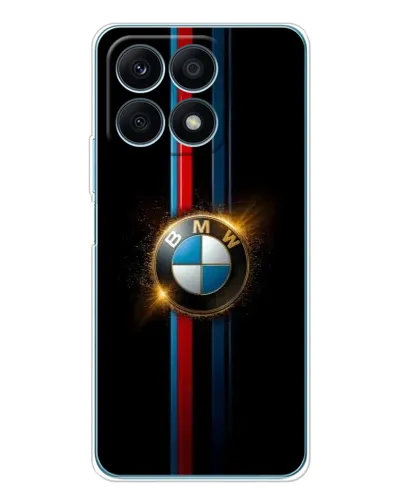 Чехол для Huawei Honor X8a с картинкой «BMW M-Power неон»