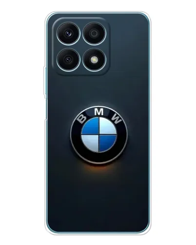 Чехол для Huawei Honor X8a с картинкой «Логотип BMW — минимализм»