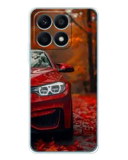 Чехол для Huawei Honor X8a с картинкой «Осенняя BMW M4»