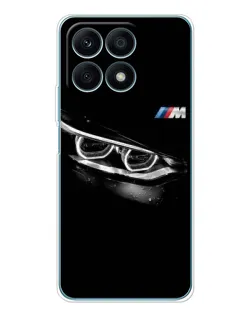 Чехол для Huawei Honor X8a с картинкой «BMW — взгляд тигра»