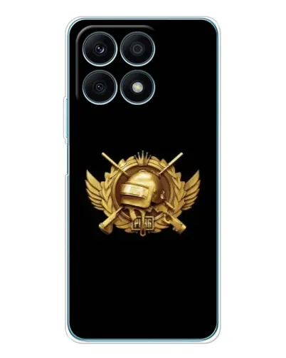 Чехол для Huawei Honor X8a с картинкой «PUBG — оранжевый градиент» Чехол для Huawei Honor X8a с картинкой «PUBG — оранжевый градиент»