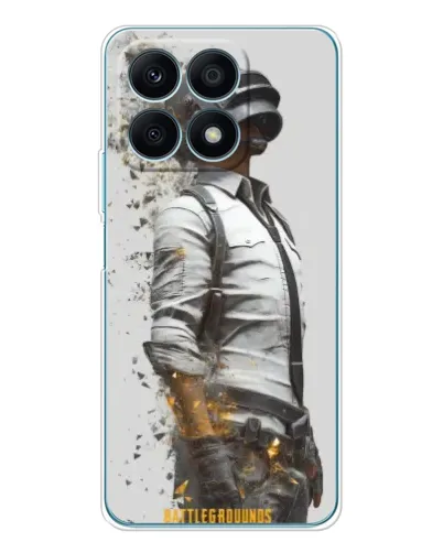 Чехол для Huawei Honor X8a с картинкой «PUBG — боец в пыли» Чехол для Huawei Honor X8a с картинкой «PUBG — боец в пыли»
