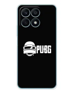 Чехол для Huawei Honor X8a с картинкой «PUBG — классический лого»