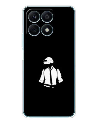 Чехол для Huawei Honor X8a с картинкой «PUBG — белый шлем» Чехол для Huawei Honor X8a с картинкой «PUBG — белый шлем»