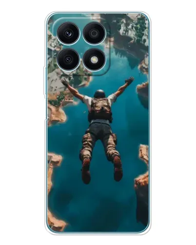 Чехол для Huawei Honor X8a с картинкой «PUBG — свободное падение» Чехол для Huawei Honor X8a с картинкой «PUBG — свободное падение»
