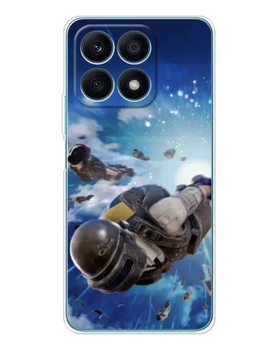 Чехол для Huawei Honor X8a с картинкой «Десант PUBG — прыжок» Чехол для Huawei Honor X8a с картинкой «Десант PUBG — прыжок»