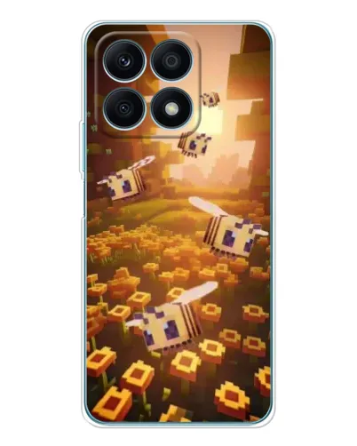 Чехол для Huawei Honor X8a с картинкой «Поле подсолнухов»