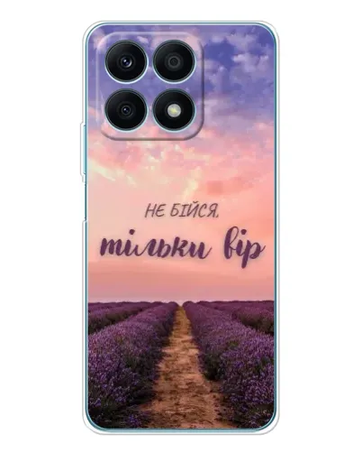 Чехол для Huawei Honor X8a с картинкой «Не бойся — веруй» Чехол для Huawei Honor X8a с картинкой «Не бойся — веруй»