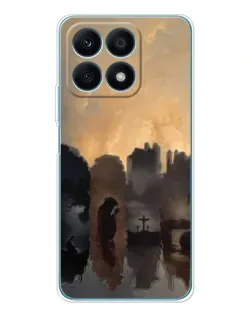 Чехол для Huawei Honor X8a с картинкой «Дорога к вере»