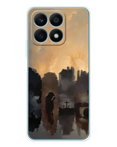 Чехол для Huawei Honor X8a с картинкой «Дорога к вере» Чехол для Huawei Honor X8a с картинкой «Дорога к вере»