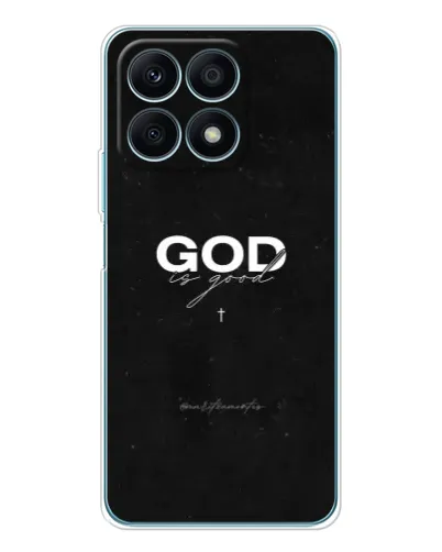 Чехол для Huawei Honor X8a с картинкой «GOD — Бог над всем» Чехол для Huawei Honor X8a с картинкой «GOD — Бог над всем»