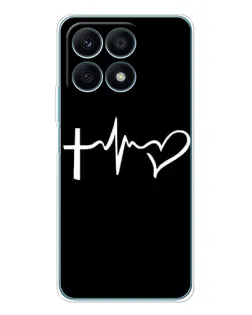 Чехол для Huawei Honor X8a с картинкой «Пульс веры»
