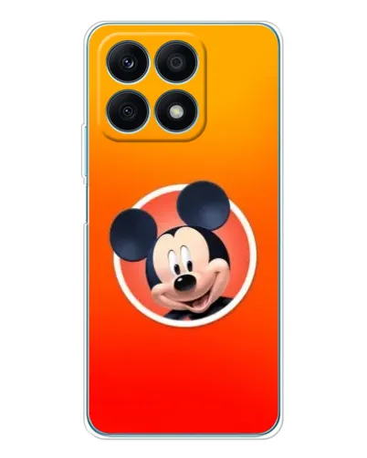 Чехол для Huawei Honor X8a с картинкой «Mickey в круге»