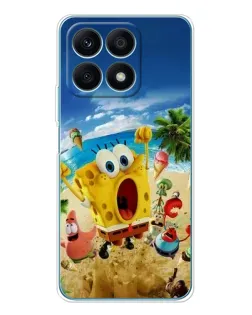 Чехол для Huawei Honor X8a с картинкой «Развлечения на пляже»