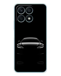 Чохол для Huawei Honor X8a з картинкою «Силует Tesla Night» Чохол для Huawei Honor X8a з картинкою «Силует Tesla Night»