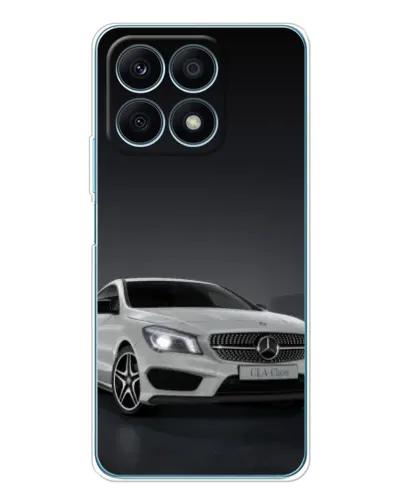 Чехол для Huawei Honor X8a с картинкой «Mercedes AMG GT Silver»